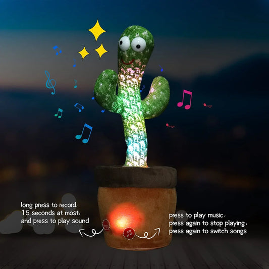Terify®️ Electronic Plush Toy Home Decoration Dancing Talking Cactus Toys🌵