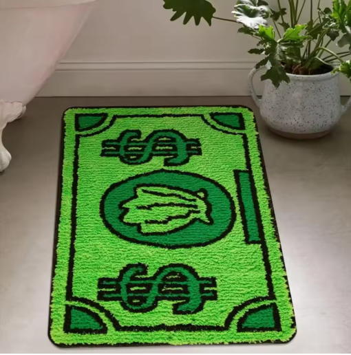 Terify®️Cartoon Money Rugs Waterproof Floor Mat Fluff Carpet🏡