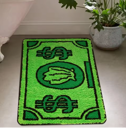 Terify®️Cartoon Money Rugs Waterproof Floor Mat Fluff Carpet🏡