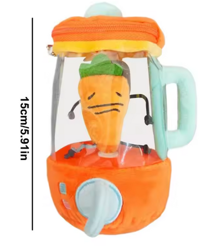 Terify®️Carrot Juicer Plush Toy Funny Drawstring Rotating Carrot Cartoon Stuffed Doll🥕