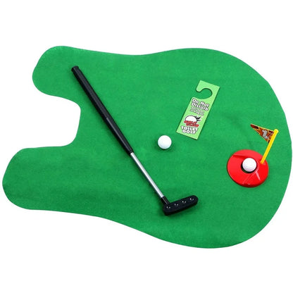 Terify®️Mini Toilet Golf Toy Set Toilet Time Golf Game  Set⛳