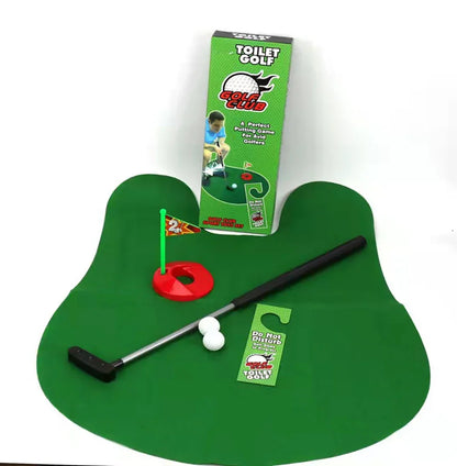 Terify®️Mini Toilet Golf Toy Set Toilet Time Golf Game  Set⛳