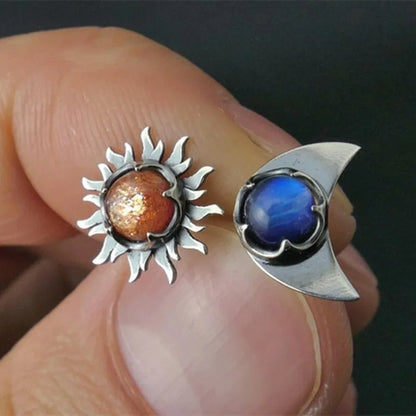 Terify®️Cross Border Jewelry Sun Moon Jewel Earrings🌞🌘